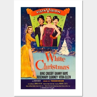 White Christmas Posters and Art